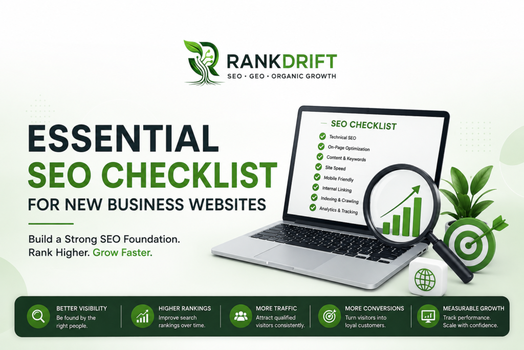 Essential SEO checklist for new business websites
