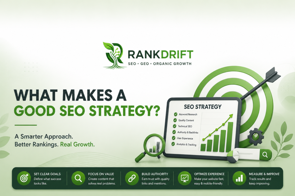 Good SEO Strategy