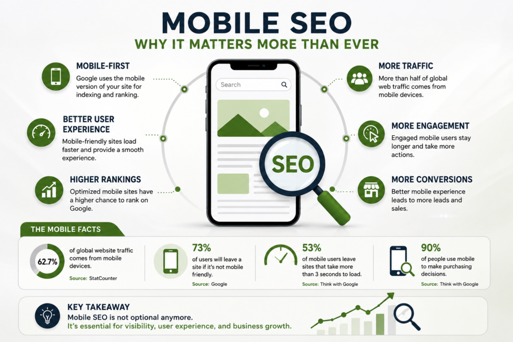 Mobile SEO infographic